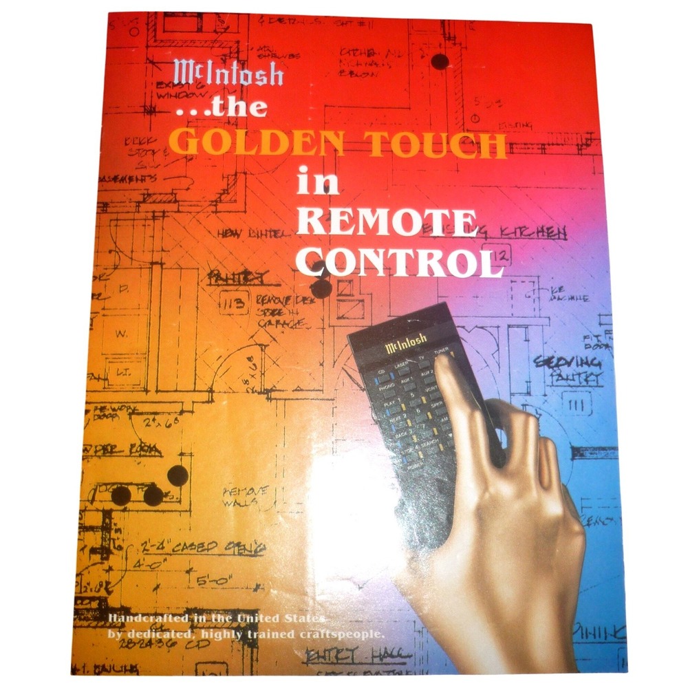 Vintage McIntosh XD717 XD715 Speaker Audio Equipment Brochure Catalog Spec Sheet